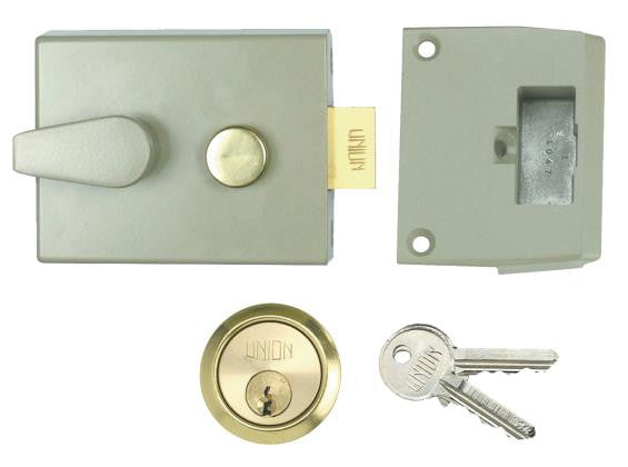 Union 1028 Rim Nightlatch 60mm Standard Stile c/w Rim Cylinder