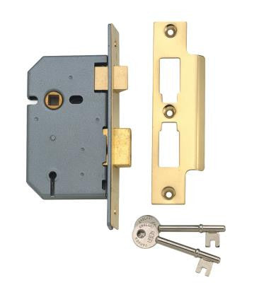 Union 2277 Mortice 3 Lever Sashlock 4"