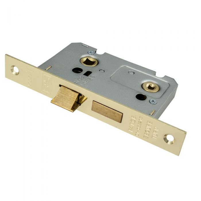 Eurospec BAE5030 Easi T Bathroom Lock 76mm Square Forend CE Certified