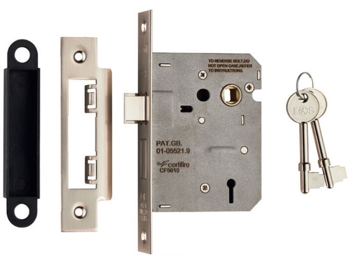 Eurospec LSE5230 Easi T 2 Lever Sashlock 76mm CE Certified