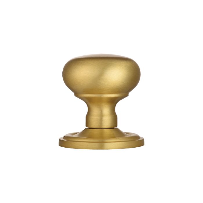 Manital Italian Made M35C Concealed Fix Mortice Knob On Rose Satin Brass