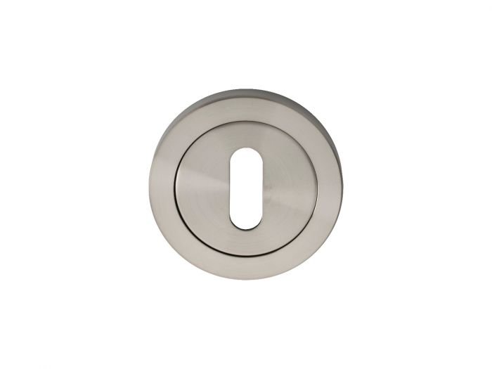 Eurospec Steelworx SWL103 Keyhole Escutcheon Grade 304 Stainless Steel Pair