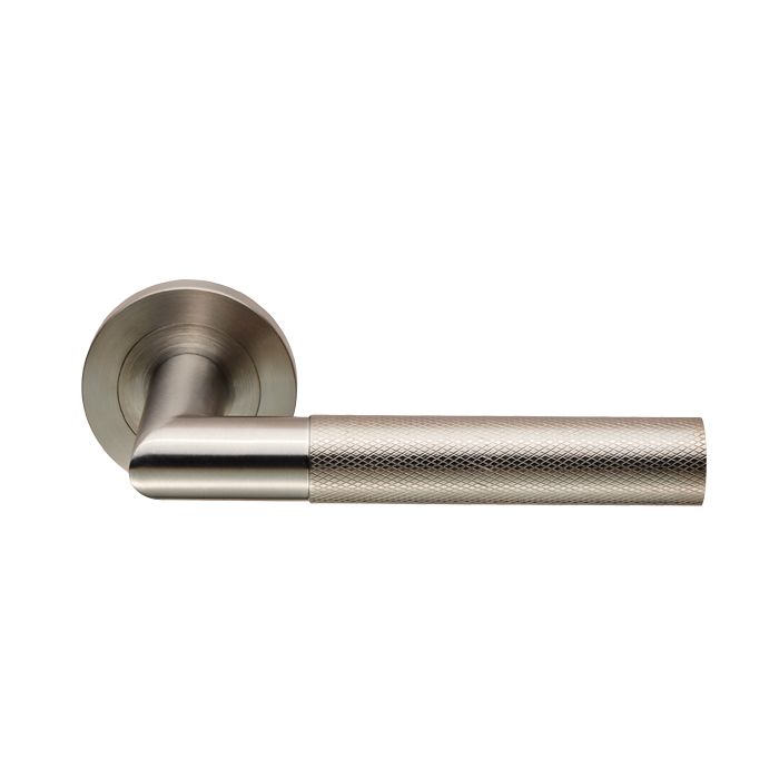 Eurospec Steelworx SWL1169 Crown Knurled Lever On Rose