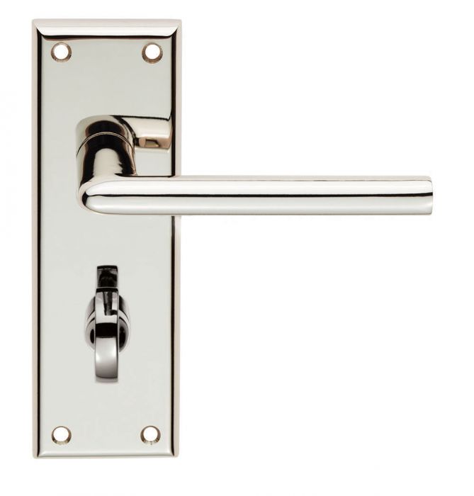 Carlisle Serozetta SZR013 Diece Lever On WC Turn Plate Polished Nickel